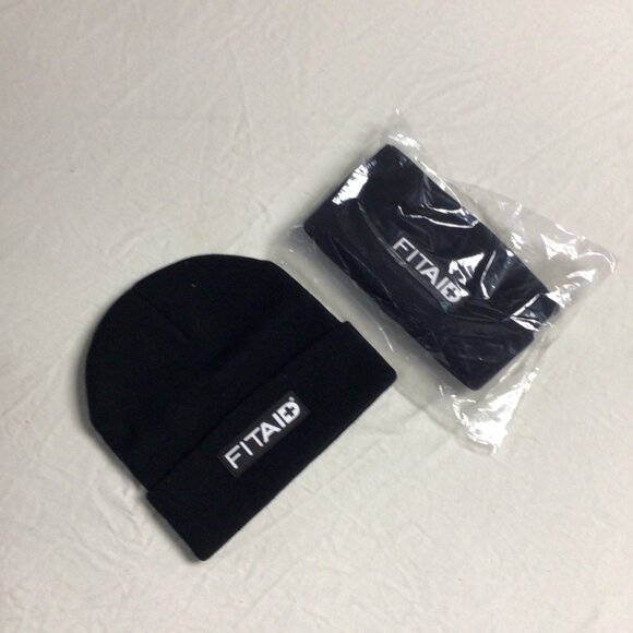 Fit Aid Black Knit Hat – NWT - Unisex - Picture 2 of 2